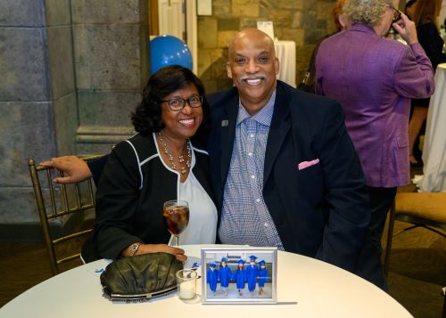 Y BOARD TREASURER, PHIL MORTON & WIFE PATIENCE MORTON